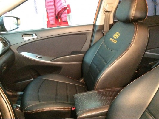 Авточехлы на Hyundai Solaris