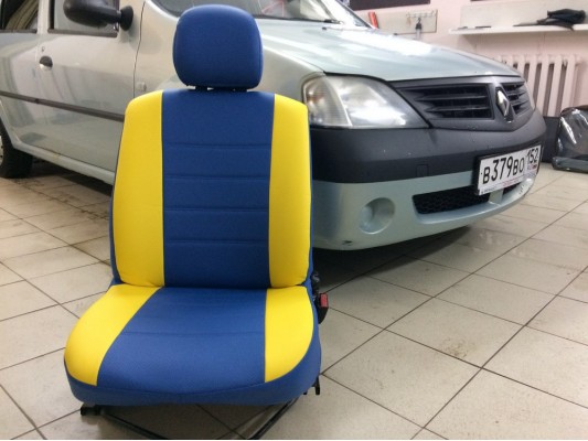 Авточехлы на Renault Logan