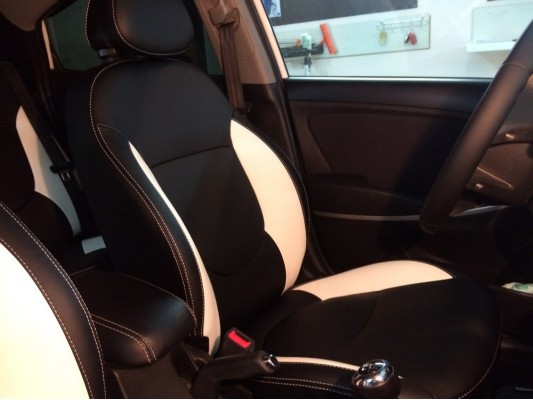 Каркасные авточехлы на Hyundai Solaris