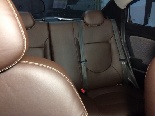 Каркасные авточехлы на Hyundai Solaris