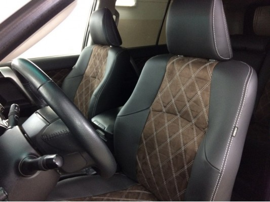 Каркасные авточехлы на Toyota Land Cruiser Prado 150