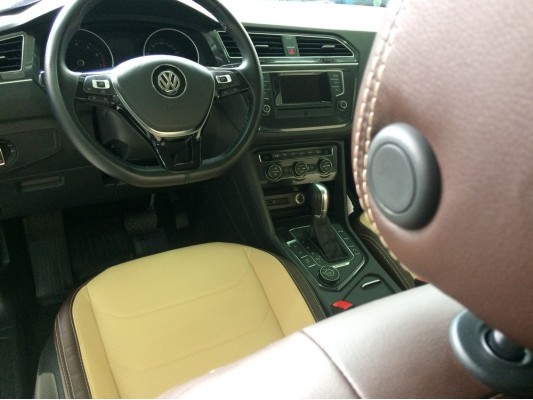 Каркасные авточехлы на Volkswagen Tiguan 2 поколения